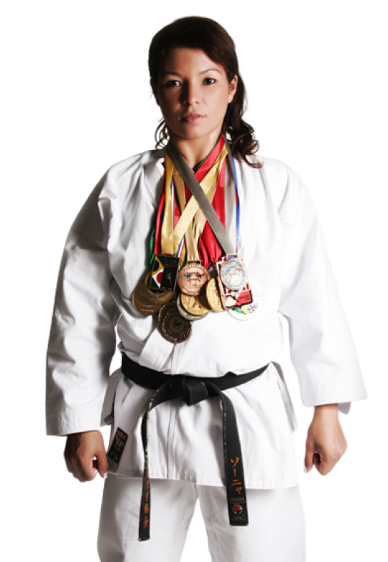 Sensei Sônia Coutinho da Academia de Artes Marciais ASCAM.